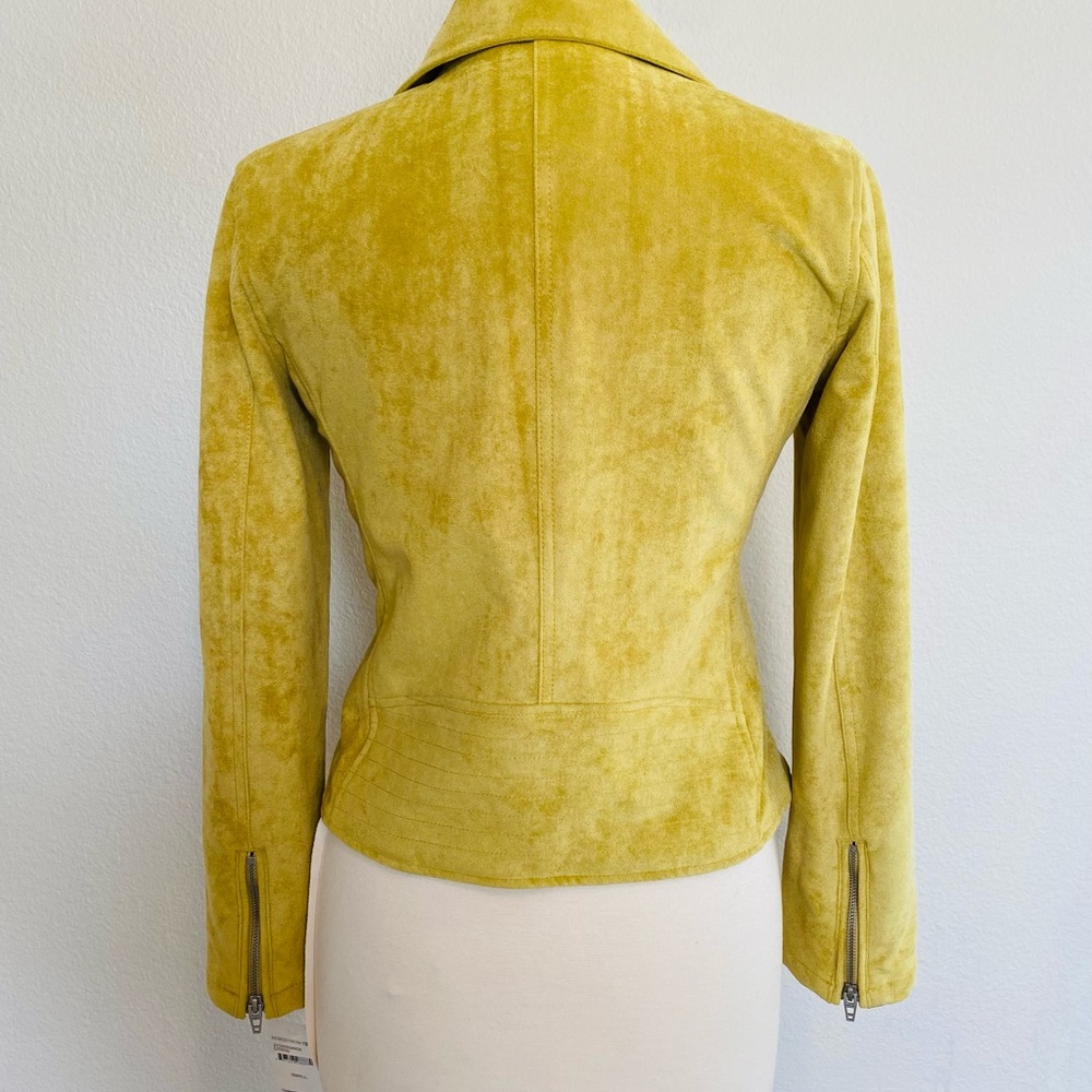 Jacket, ladies, suede, yellow, size S - Picture 3 of 3